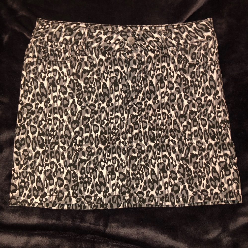 Leopard Mini Skirt